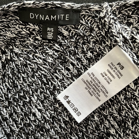 High Neck Dynamite Halter Top - grey and black- Size Small - Picture 3 of 3